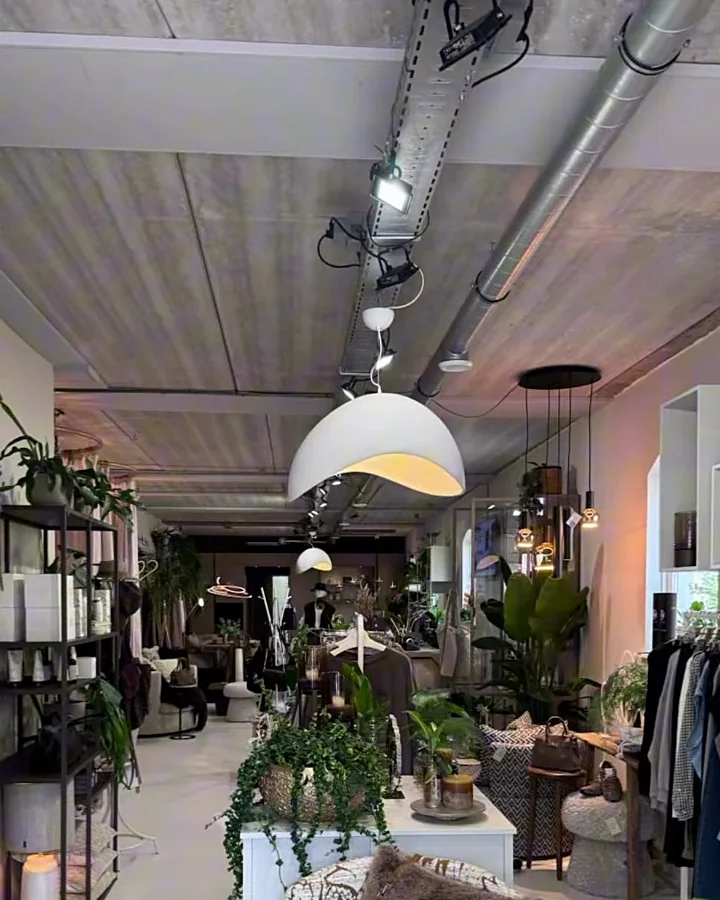 De winkel van voor naar achter